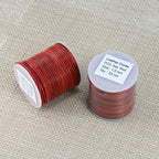 1.5mm round Indian leather - natural red - 25m SPOOL
