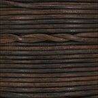 1.5mm round Indian leather - CEDAR BROWN - 25m SPOOL