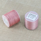 1.5mm round Indian leather - pink metallic - 25m SPOOL