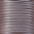 1.5mm round Indian leather - dusty pink METALLIC - 25m SPOOL