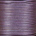 1.5mm round Indian leather - purple METALLIC - 25m SPOOL