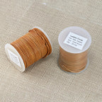 2mm round Indian leather - cream - 25m SPOOL
