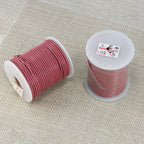 2mm round Indian leather - blush - 25m SPOOL