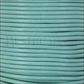 2mm round Indian leather - seafoam green - 25m SPOOL