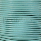 2mm round Indian leather - seafoam green - 25m SPOOL