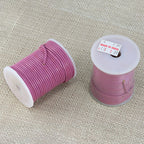 2mm round Indian leather - dusty pink - 25m SPOOL