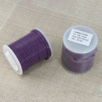 2mm round Indian leather - violet - 25m SPOOL