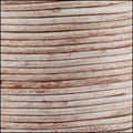 3mm round Indian leather - weathered IVORY - 25m SPOOL