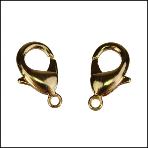 19mm x 11mm Lobster Clasp GOLD - 5 pcs