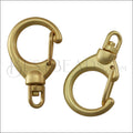 33mm x 19mm Pulley Clasp MATTE GOLD - 10 pcs