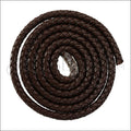MINI Regaliz® Indian Braided Leather DARK BROWN - 1 meter coil
