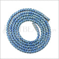 MINI Regaliz® Indian Braided Leather ELECTRIC BLUE - 1 meter