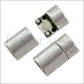 Regaliz® STRAIGHT Magnetic Clasp ANT. SILVER - 5 clasps