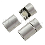 Regaliz® STRAIGHT Magnetic Clasp ANT. SILVER - 5 clasps