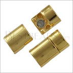 Regaliz® STRAIGHT Magnetic Clasp GOLD - 5 clasps