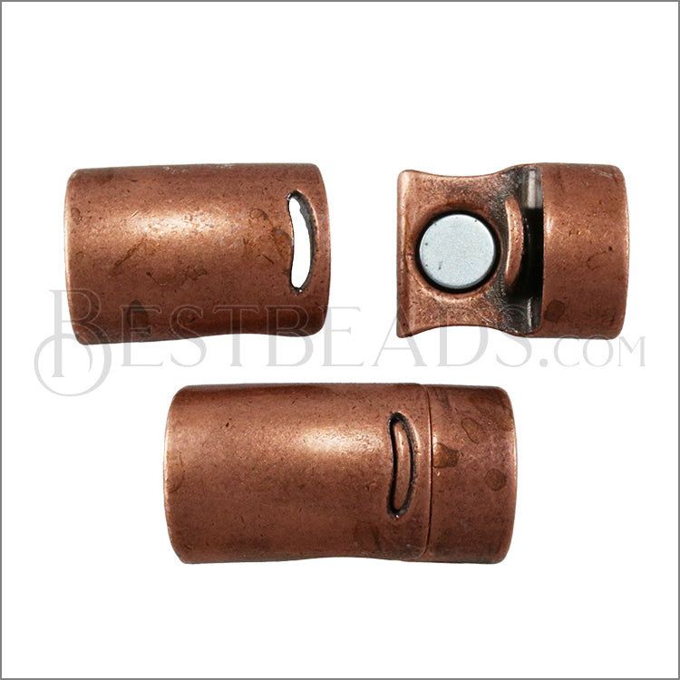 Regaliz® DELUX Magnetic Clasp ANT. COPPER - 10 clasps