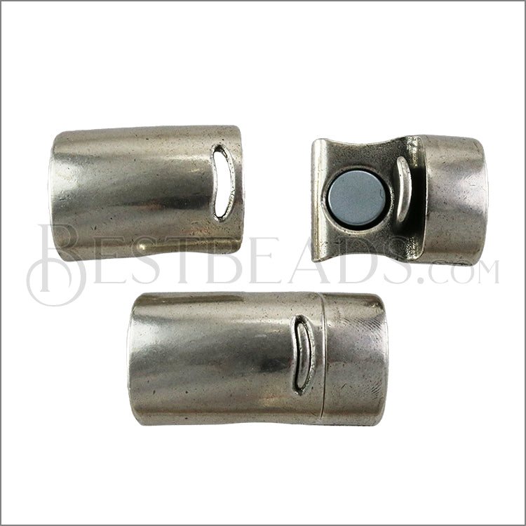 Regaliz® DELUX Magnetic Clasp ANT. SILVER - 10 clasps