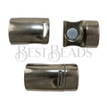 Regaliz® DELUX Magnetic Clasp GUNMETAL - 5 clasps