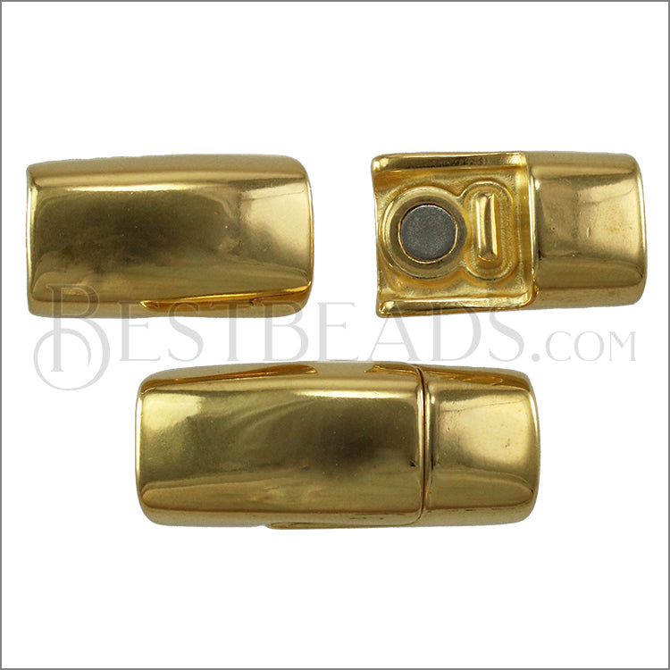 Regaliz® CHUNKY Magnetic Clasp SHINY GOLD - 2 clasps