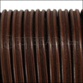 Regaliz® Leather Oval GROOVE BROWN - meter