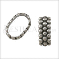 Regaliz® TRIPLE DOT RING spacer ANT SILVER - 10 pcs