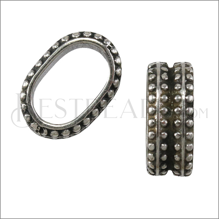 Regaliz® DOUBLE REGAL spacer ANT SILVER - 10 pcs
