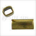 Regaliz® LONG TUBE spacer ANT. BRASS - 5 pcs