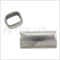 Regaliz® LONG TUBE spacer ANT. SILVER - 5 pcs