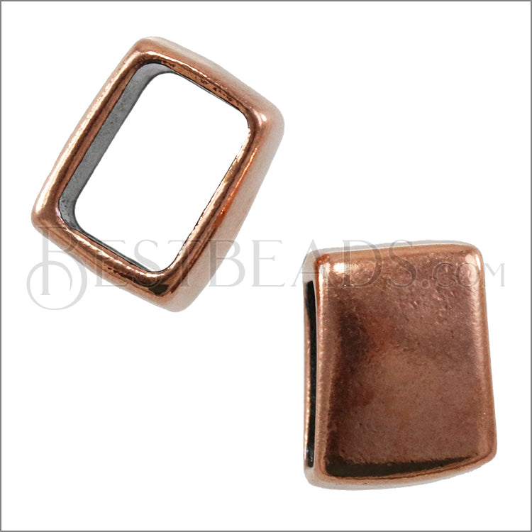 Regaliz® RECTANGLE spacer ANT. COPPER - 10 pcs