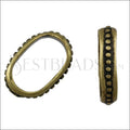 Regaliz® SMALL DOTS spacer ANT. BRASS - 10 pcs