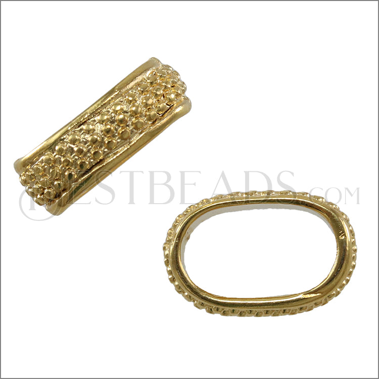 Regaliz® MEDIUM DOTS spacer GOLD - 10 pcs