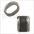 Regaliz® LARGE DOTS spacer ANT. SILVER - 10 pcs
