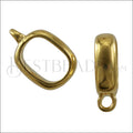 Regaliz® CHARM HOLDER spacer SHINY GOLD - 10 pcs