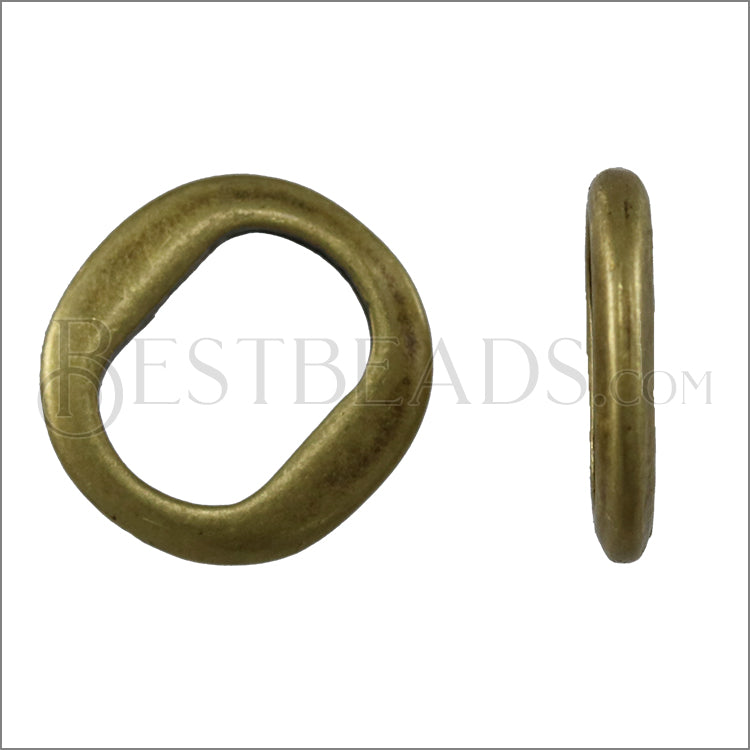 Regaliz® THIN spacer ANT. BRASS - 10 pcs