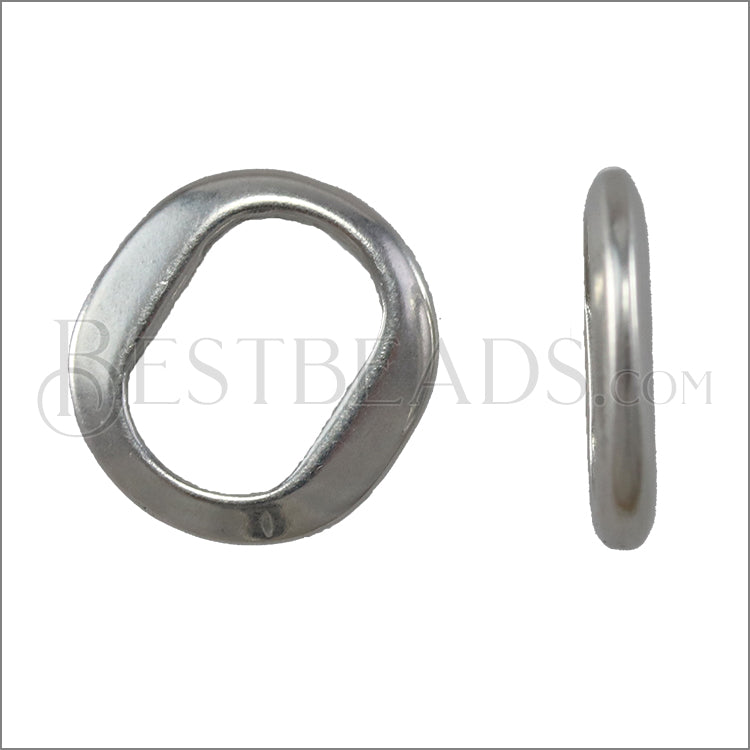 Regaliz® THIN spacer ANT. SILVER - 10 pcs