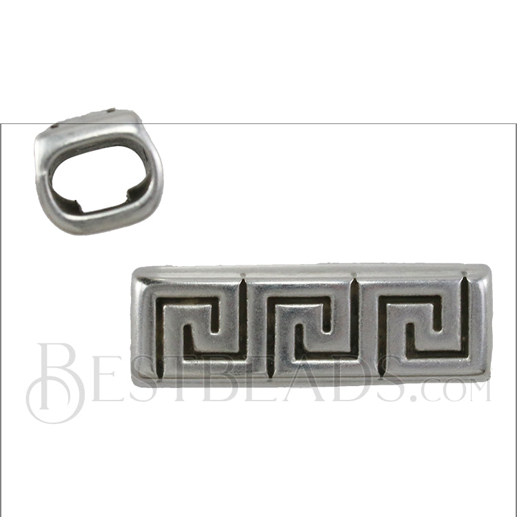 Regaliz® MEANDER spacer ANT. SILVER - 5 pcs