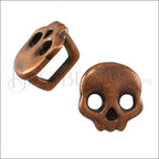 Regaliz® SKULL spacer ANT. COPPER - 10 pcs