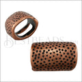 Regaliz® HAMMERED spacer ANT. COPPER - 10 pcs