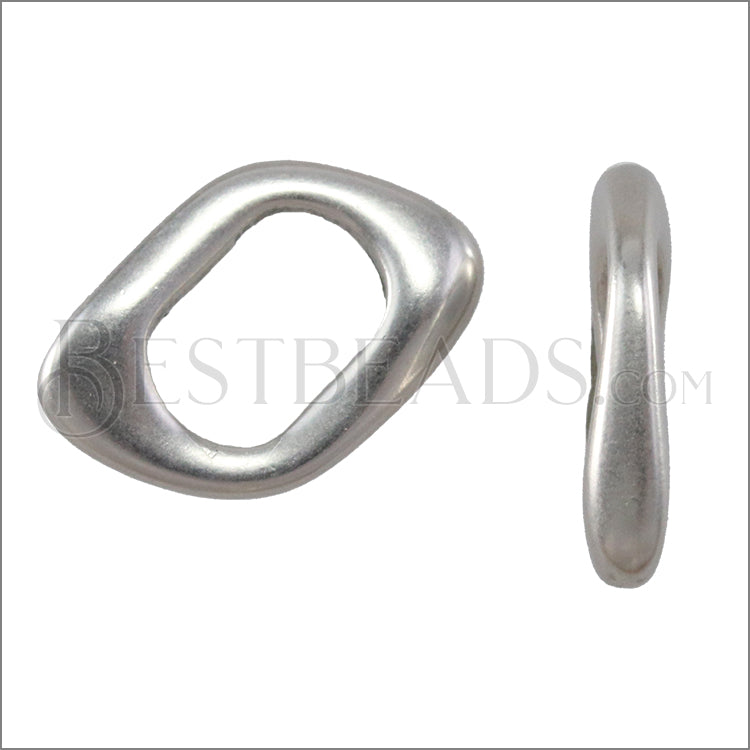 Regaliz® IRREGULAR spacer ANT. SILVER - 10 pcs
