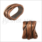 Regaliz® RIBBON WRAP spacer ANT. COPPER - 10 pcs