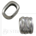 Regaliz® SCRUNCH spacer ANT. SILVER - 10 pcs