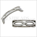 Regaliz® LONG INFINITY spacer ANT. SILVER - 10 pcs