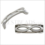 Regaliz® LONG INFINITY spacer ANT. SILVER - 10 pcs
