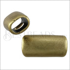 Regaliz® PLAIN TUBE spacer ANT. BRASS - 5 pcs