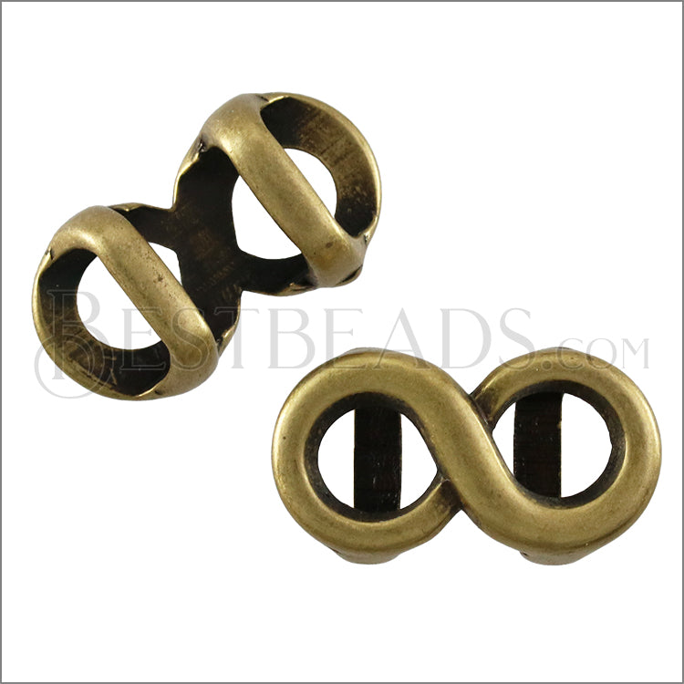 Regaliz® INFINITY spacer ANT. BRASS - 10 pcs
