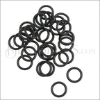 8.4mm rubber o - rings 10 pcs BLACK