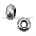 2 - 2.5mm Small Bead Stopper - ANT SILVER - 10 pcs