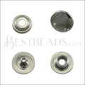 Snap Button NICKEL PLATED - set of 10
