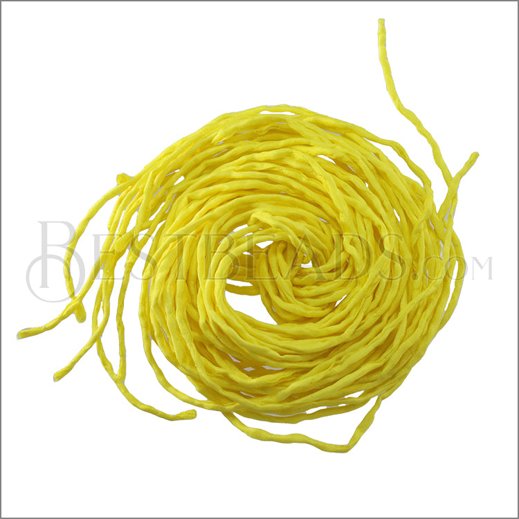 SILK String - Bundle of 10 Strands Color: 1-YELLOW