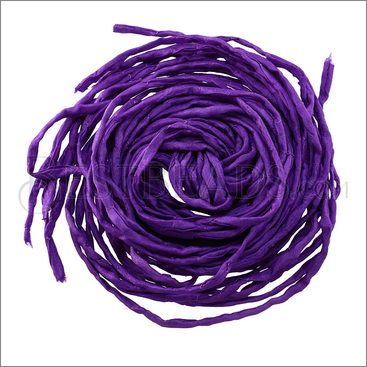 SILK String - Bundle of 10 Strands Color: 12-PLUM